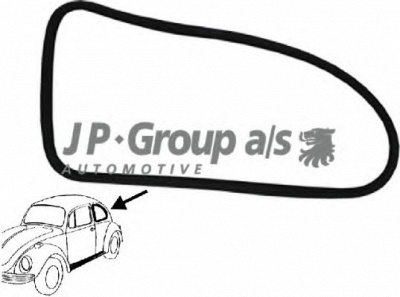 JP GROUP 8186100670 -  Прокладка, боковое стекло